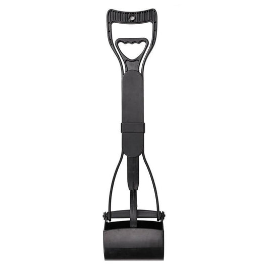 Long Handle Pet Pooper Scooper with Clamping Jaw for Dog Waste Pickup Outdoor Use