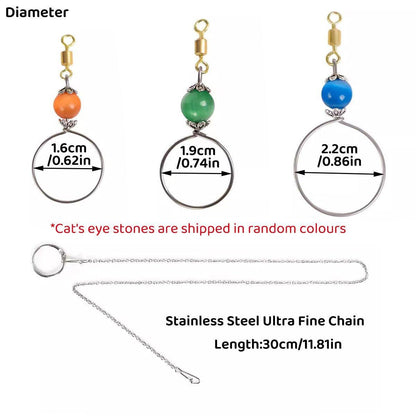 Parrot Neck Collar Stainless Steel Bird Chain Training Adjustable Bird Leash - M-Diameter 1.9cm