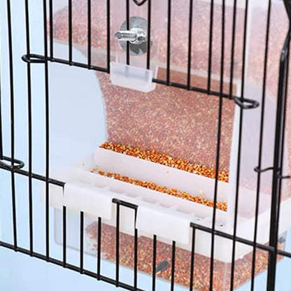 1 pc Automatic Bird Feeder Bird Feeder Cage Accessories Automatic Feed Cage - 425g