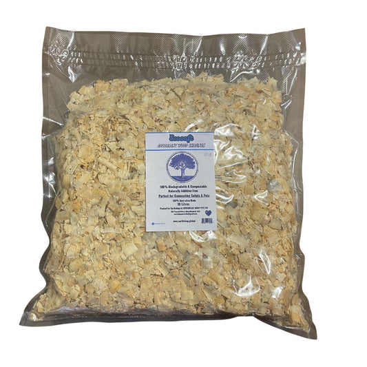Ecosoft Absorbent Wood Shavings for Animal Bedding & Composting Toilets10L